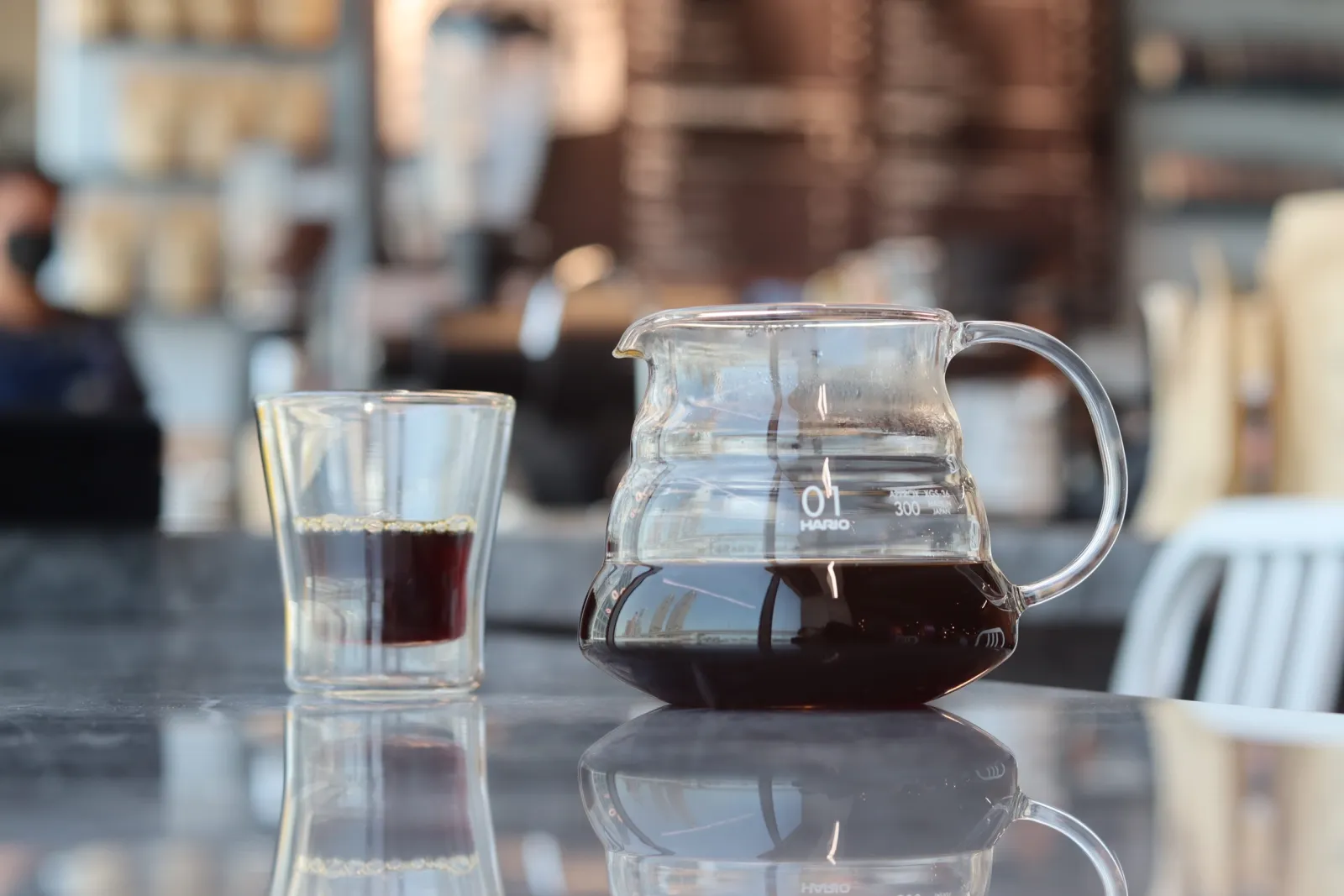 Pour Over On The Counter — Kafe Bloom